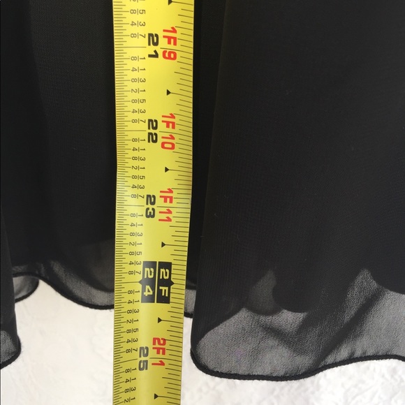 Turquoise and black strapless dress. Size 3 - Picture 4 of 5